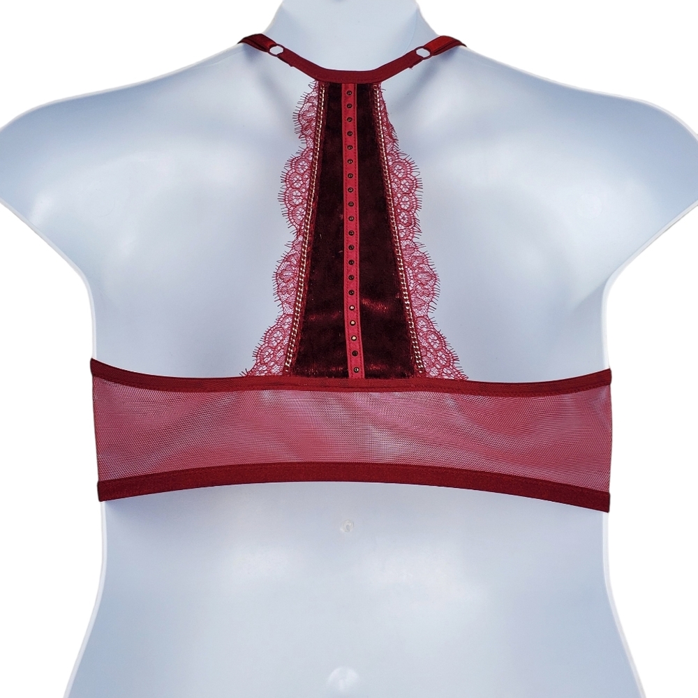 Victoria's Secret Very Sexy Lightly Lined Plunge Racerback Bra Size 34DD - Picture 2 of 6